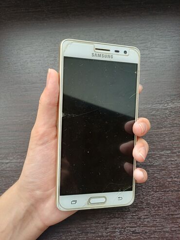 simens telefon: Samsung Galaxy J3 2017, 16 GB, rəng - Qızılı, Sensor