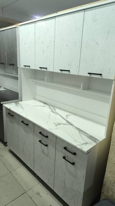 Кухонные гарнитуры: Кухонный гарнитур, Новый, цвет - Белый, ДСП, Платная доставка — 23