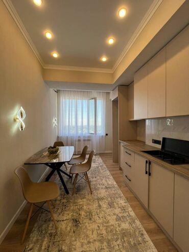 2 комнатные квартиры в бишкеке продажа: 2 бөлмө, 63 кв. м, Элитка, 15 кабат, Дизайнердик ремонт