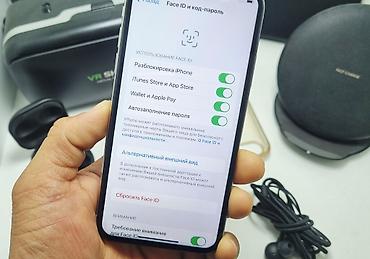 Apple iPhone: IPhone X, Б/у, 64 ГБ, Серебристый, Зарядное устройство, Чехол, Наушники, 100 % — 24