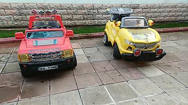 uşaq maşn: Uşaq elektrik avtomobilləri – 2 model birlikdə - Model 1: Qırmızı — 6