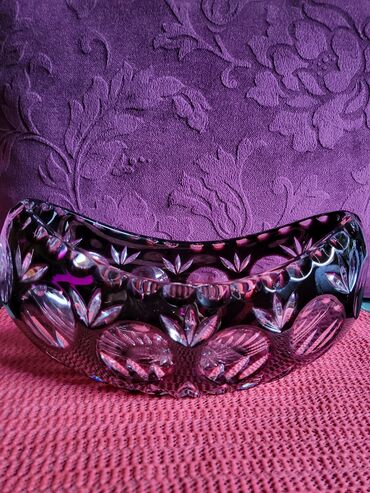 Ostalo posuđe: Cinija nova gondola,kristal,led kristal 70te Nachtmann. Cinija je — 4