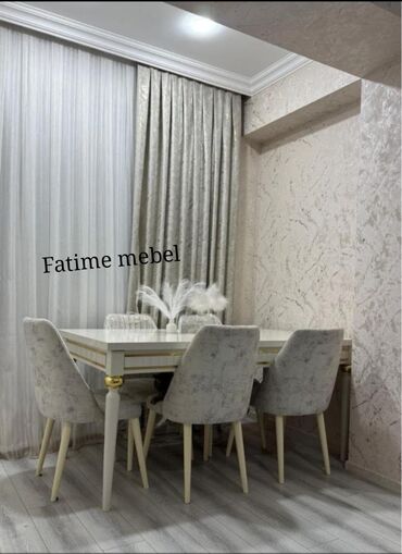 мебель для кухни бу: Для гостиной, Новый, Раскладной, 6 стульев at lalafo.az мебель для кухни бу: Для гостиной, Новый, Раскладной, 6 стульев