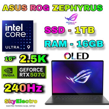 komputer lalafo: Новый ASUS ROG, 16 ", Intel Core i9, 1 ТБ, Самовывоз, Бесплатная доставка, Платная доставка