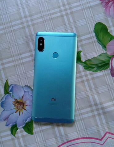 s 5 5: Xiaomi, Redmi Note 5, Колдонулган, 64 ГБ, түсү - Көгүлтүр, 2 SIM