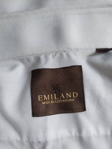 ag koynekler instagram: Мужская рубашка, Emiland, XL (EU 42), цвет - Белый