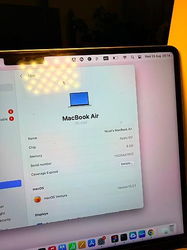 macbook pro m3 pro: Apple MacBook Air 13.6" (M2) – Silver . İdeal vəziyyətdə Apple Macbook — 5