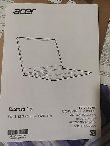 Acer: Acer Extensa 15 (EX215-54-55KV) noutbuku Rəng: Charcoal Black Model — 8