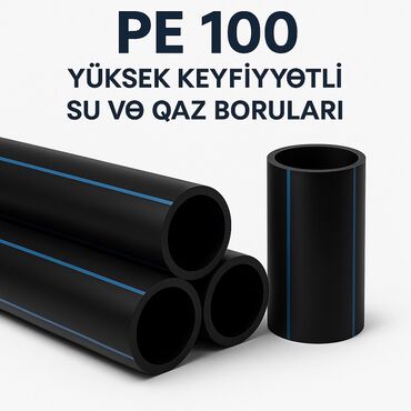 Borular və şlanqlar: Plastik, Boru, Yeni, Sənayə, Su üçün, Ünvandan götürmə, Ödənişli quraşdırma