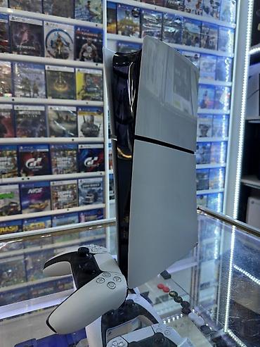 PS5 (Sony PlayStation 5): Sony PlayStation 5 Slim Digital Əla vəziyyətdə,yeni kimi. PlayStation — 1