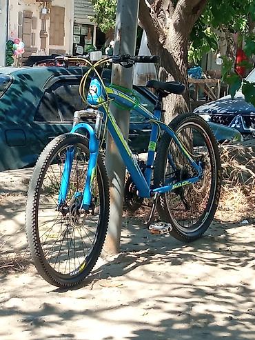 27 5 velosiped: Dağ velosipedi – 27.5” təkərlər - Rəng: mavi-yaşıl detallar - — 1