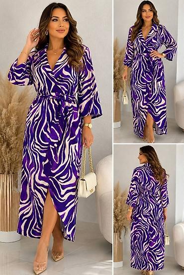 leopard sandale: 💜💚 Efektne haljine sa modernim zebra dezenom koje privlače poglede na — 3