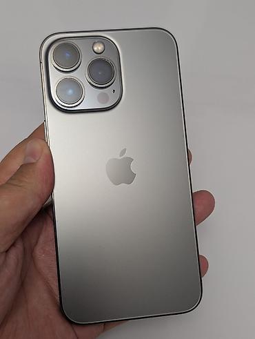 IPhone 13 Pro, Б/у, 128 ГБ, Space Gray, Защитное стекло, 100 %