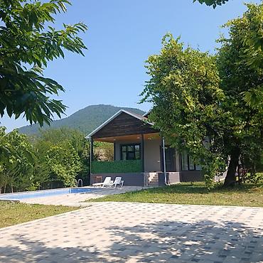 qusarda kreditle evler: Dağ mənzərəsi və yaşıllıq içində yerləşən rahat müstəqil həyət evi — 1