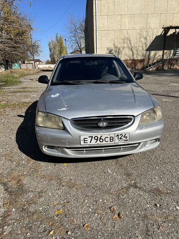 авто в рассрочку в бишкеке без первоначального взноса: Hyundai Accent: 2006 г., 1.6 л, Механика, Бензин, Седан