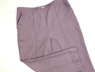 Material trousers for women, Papaya, size 2XL (EU 44)