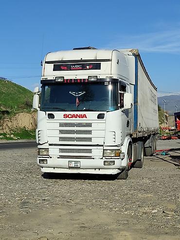 honda domani: Тягач, Scania, 2003 г., Тентованный — 1