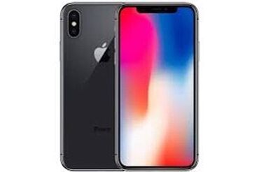 Apple iPhone: IPhone X, Б/у, 64 ГБ, Черный, 100 %