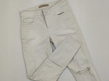 Spodnie S (EU 36), stan - Dobry, wzór - Jednolity kolor, kolor - Szary