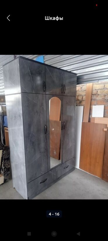 Шкафы для одежды: Шкафы для одежды есть все расцветки доставка по городу Бишкек — 10