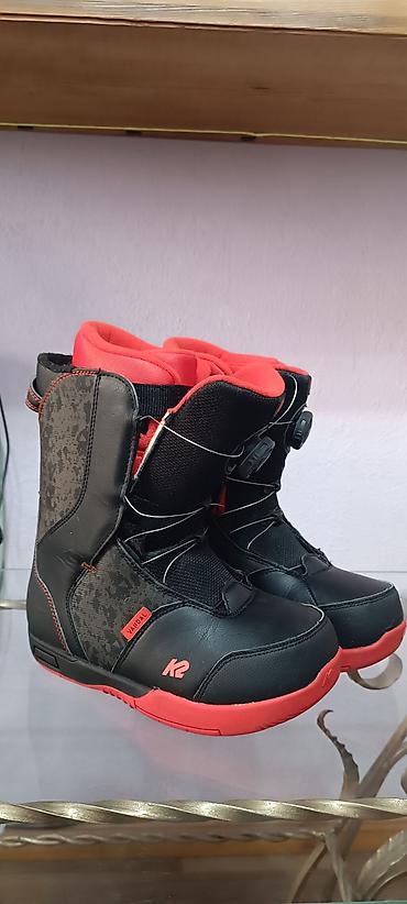 Сноуборды: Продам крепления и ботиночки для сноуборда размер 33. цена 5000 сом — 15