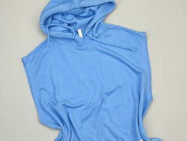 kamizelka futrzana z kapturem szara: Damska Bluza z kapturem, H&M, M (EU 38), stan - Idealny