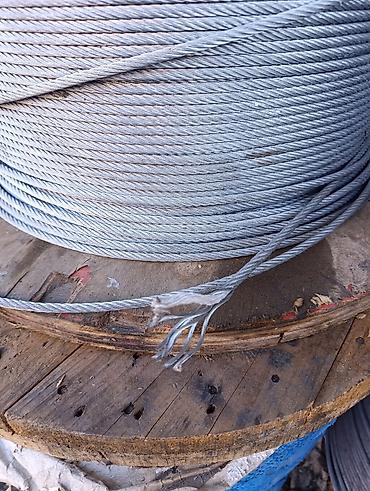 Metal troslar: Kabel çəkmək üçün parnik üçün sinklənmiş paslanmayan tros (polad tel — 3