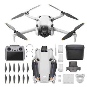 камеры с датчиком движения: Квадрокоптер DJI Mini 4 Pro Fly More Combo (с пультом DJI RC 2 с