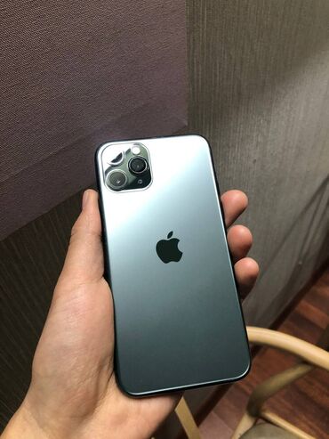 айфон 11 бу 64 гб: IPhone 11 Pro, Колдонулган, 64 ГБ, Alpine Green, Коргоочу айнек, Каптама, 100 %