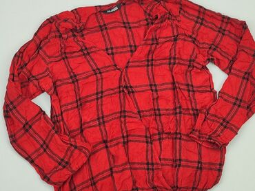 bluzki z długim rękawem czerwona: Koszula Damska, Top Secret, S, stan - Dobry