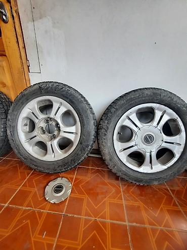 35000: 4шт титан диск менен зимние шины отл.сост.35000 сом. 175/65R14 — 2