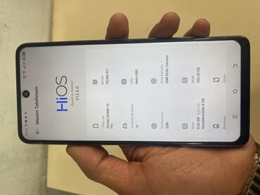 ucuz telefon satisi: Tecno Spark 10 Pro, 256 ГБ, цвет - Серый, Отпечаток пальца, Face ID