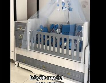 Çaydanlar: Oğlan və qız üçün, İşlənmiş, Dördbucaq, Beşik, Matras ilə, Yellənmə mexanizm ilə