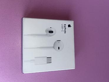 Elektronika: Apple EarPods (USB‑C) TYPE-C Yeni almışam. Ancaq telefonum lighting — 1