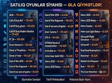 gta 6 cd: Oyunlu akkauntlar satilir gta 6 ps4/ps5 Gta 6 - standard - 170 azn gta — 1