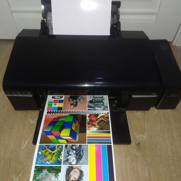 струйных и лазерных принтеров: 6 цветный Epson L805 с WiFi и заводской доноркой, идеальный принтер