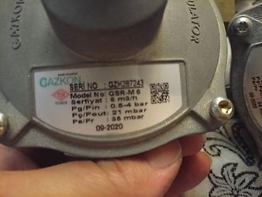 saygaci: GAZKON GSR seriyalı qaz tənzimləyiciləri Model: GSR‑M 6 (etiketdə — 5