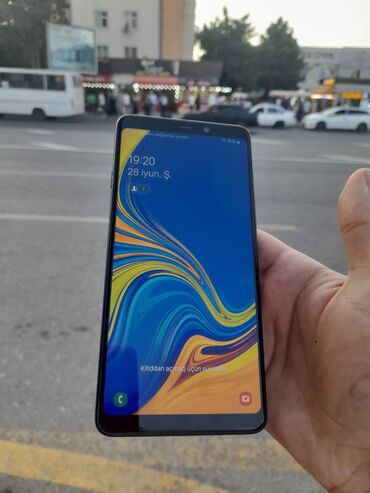 i̇phone 16 pro max qiyməti: Samsung Galaxy A9, 128 GB, rəng - Mavi, Barmaq izi