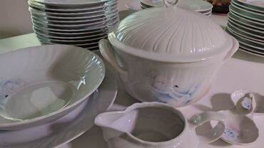 Kompleti posuđa: Vintage porcelanski servis za ručavanje, iz stare Jugoslavije, marke — 11