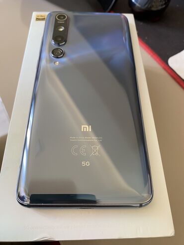 xiaomi mi 9t 128gb qiymeti: Xiaomi Mi 10 5G, 128 GB, rəng - Boz, 
 Barmaq izi, İki sim kartlı, Face ID