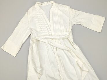 biała sukienki satynowa: Sukienka, S, stan - Dobry