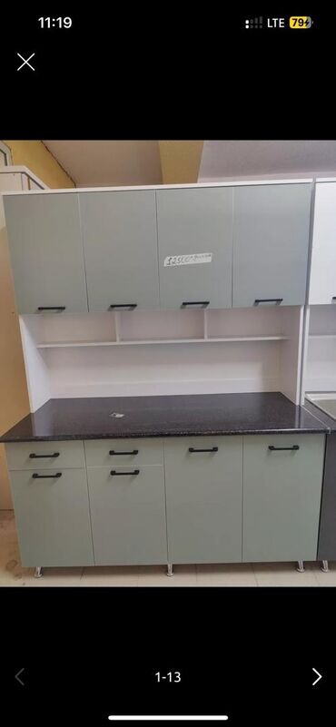 Кухонные гарнитуры: Кухонный гарнитур, Новый, цвет - Белый, ДСП, Платная доставка — 15