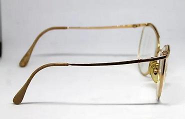 Naočare: Vintage Lamy original POZLAĆENI dioptrijski ram. ORIGINAL - MADE IN — 5