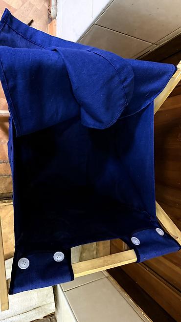 Корзины для вещей: Корзина для вещей, цвет - Синий, Б/у — 13