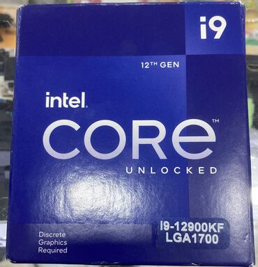 Prosessorlar: Prosessor Intel Core i9 12900KF, > 4 GHz, > 8 nüvə, Yeni