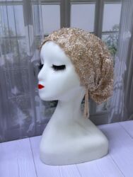 Платки: Платок, Осень-весна, С узорами, С бисером, Вязаная модель — 19