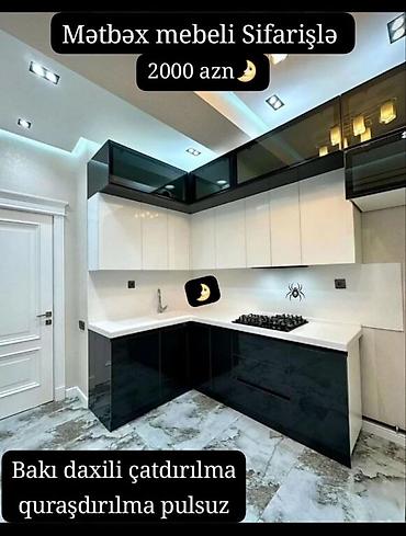 turk qozu: 🟣Yeni mətbəx mebeli 🆘 *1 pqm görə qiymətlər* 🟣Mat Laminat *180 azn* — 1