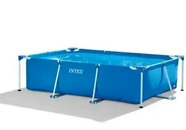 solar: Intex bazen sa metalnom konstrukcijom, bez filter pumpe Dimenzije 3m — 1