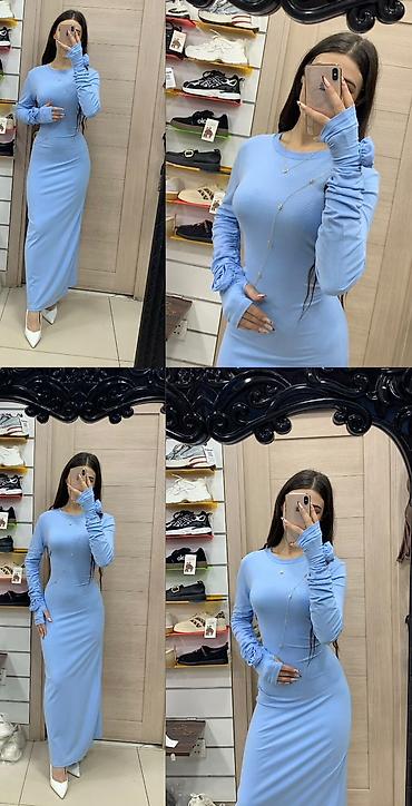 zamus ayaqqabi: Qadınlar üçün zərif uzun donlar - Model: bədənə oturan, uzun (maxi) — 3