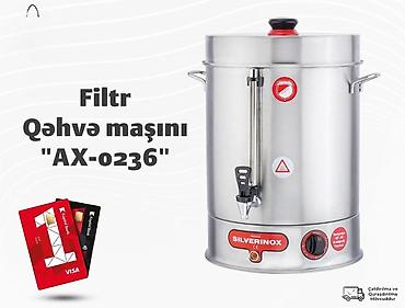 kofe aparatlari: Qəhvə aparatı "AX-0236"AX-0236 Filtre Kahve Makinası 160 Bardaq 16 İt — 1